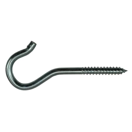 Midwest Fastener 7/32 x 13/16 x 3-7/8 Zinc Plated Steel No 804 Screw Hooks 20PK 52394